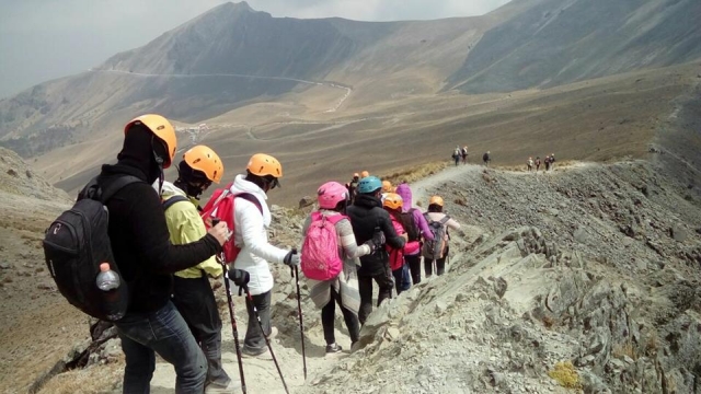 Descendiendo la montana